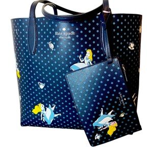 Kate Spade X Disney Alice In Wonderland Tote